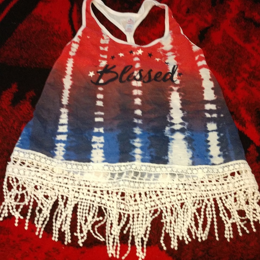 Blessed 4th of July festive tank